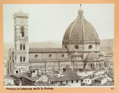 Fotografi av Santa Maria del Fiore i Florens - Hallwylska museet - 102998