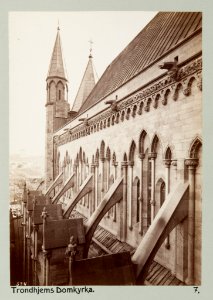 Fotografi av Trondheims domkyrka, Norge - Hallwylska museet - 105785