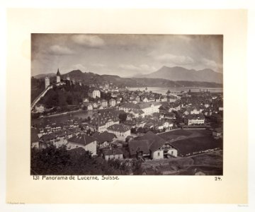 Fotografi av staden Luzern - Hallwylska museet - 103157 photo
