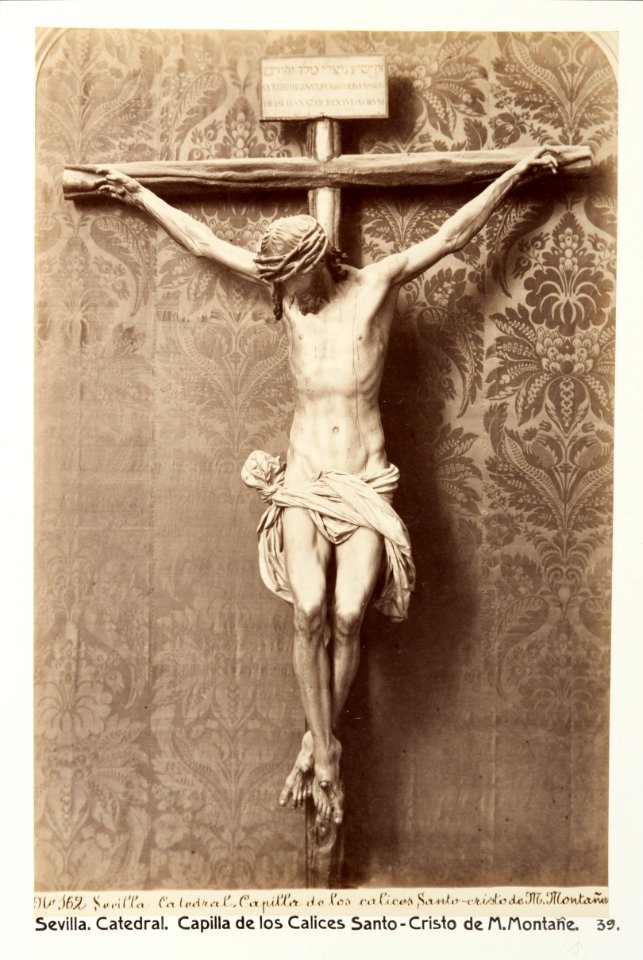 Fotografi av Sevilla. Catedral, Capilla de los Calices Santo-Cristo de M. Montañés - Hallwylska museet - 104786