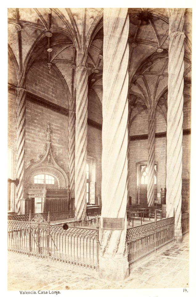 Fotografi av Valencia. Casa lonja - Hallwylska museet - 104761
