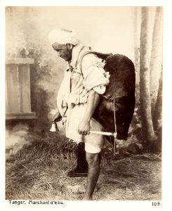 Fotografi av Tanger. Marchand d´eau - Hallwylska museet - 104965