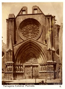 Fotografi av Tarragona. Catedral, fachada - Hallwylska museet - 104755