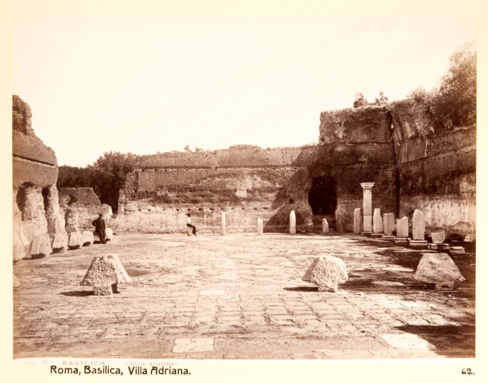 Fotografi av Villa Adriana. Basilica - Hallwylska museet - 104700