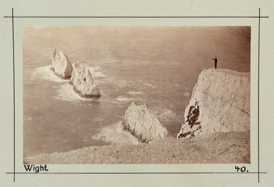 Fotografi av The Needles. Isle of Wight, England - Hallwylska museet - 106699