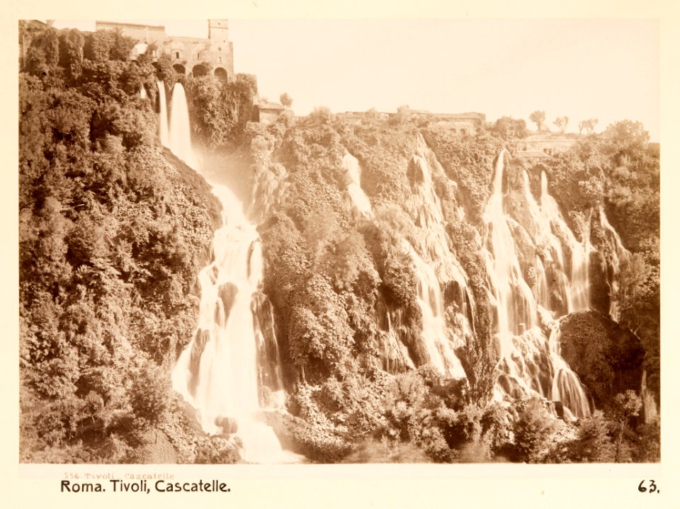 Fotografi av Tivoli. Cascatelle - Hallwylska museet - 104699