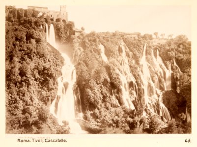 Fotografi av Tivoli. Cascatelle - Hallwylska museet - 104699