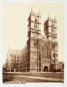 Fotografi av Westminster Abbey. London, England - Hallwylska museet - 105871 photo