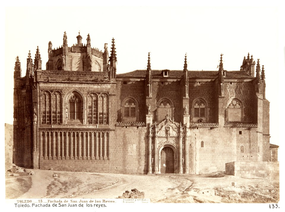 Fotografi av Toledo. Fachada de San Juan de los Reyes - Hallwylska museet - 105186