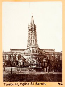Fotografi av Toulouse, Église St. Sernin - Hallwylska museet - 104534