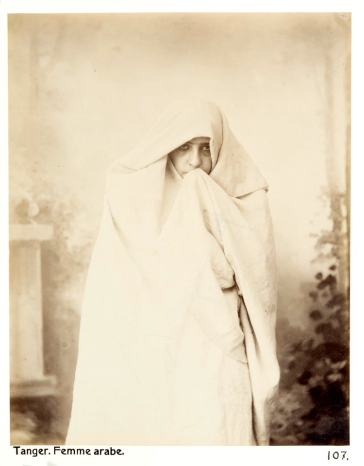 Fotografi av Tanger. Kvinna - Hallwylska museet - 104968