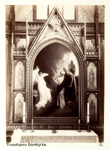 Fotografi av Trondheims domkyrka, Norge - Hallwylska museet - 105796