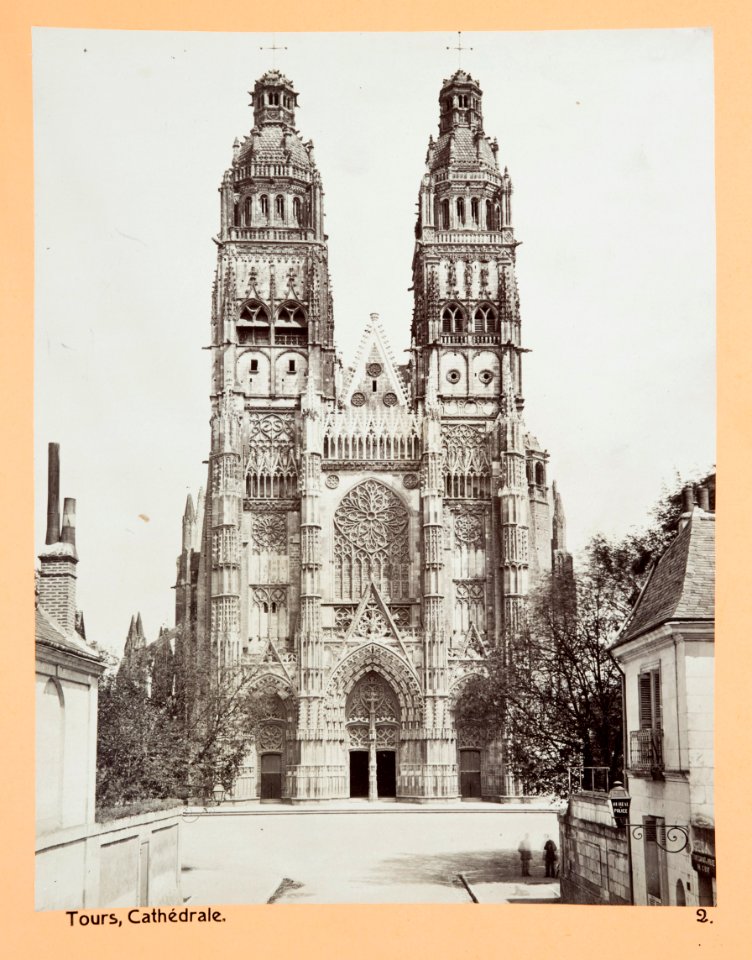 Fotografi av Tours. Cathédrale - Hallwylska museet - 104695