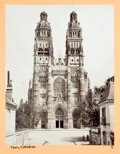 Fotografi av Tours. Cathédrale - Hallwylska museet - 104695