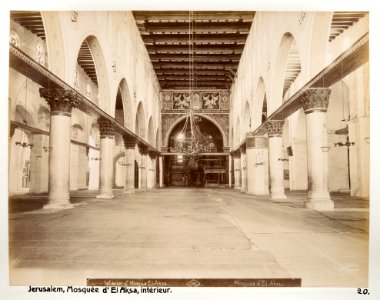 Fotografi från al-Aqsamoskén i Jerusalem - Hallwylska museet - 104363