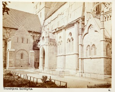 Fotografi av Trondheims domkyrka, Norge - Hallwylska museet - 105783 photo