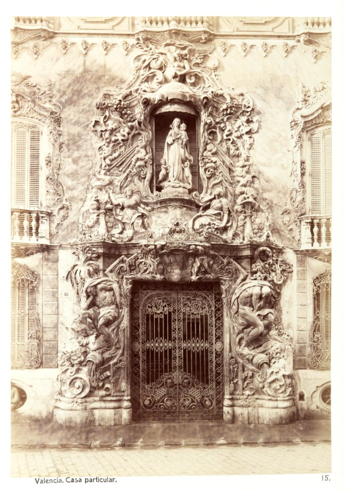 Fotografi av Valencia. Casa particular - Hallwylska museet - 104762