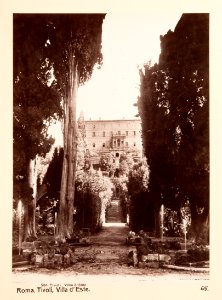 Fotografi av Tivoli. Villa d´Este - Hallwylska museet - 104697