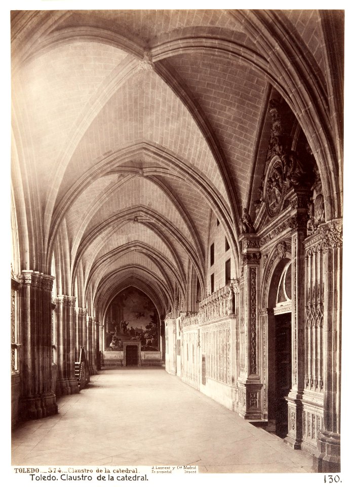 Fotografi av Toledo. Claustro de la Catedral - Hallwylska museet - 105183