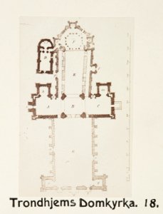 Fotografi av Trondheims domkyrka, Norge - Hallwylska museet - 105811
