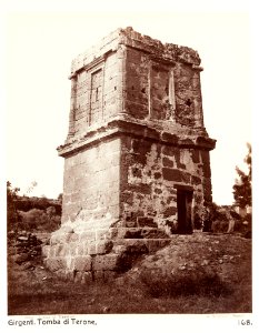 Fotografi av Tomba di Terone, Girgenti - Hallwylska museet - 107434