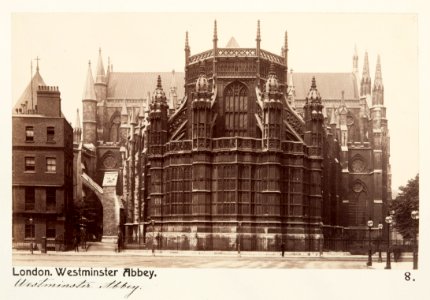 Fotografi av Westminster Abbey. London, England - Hallwylska museet - 105875 photo