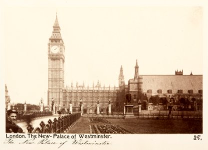 Fotografi av Westminsterpalatset. London, England - Hallwylska museet - 106684