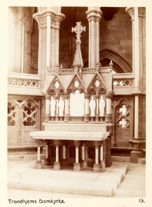 Fotografi av Trondheims domkyrka, Norge - Hallwylska museet - 105798