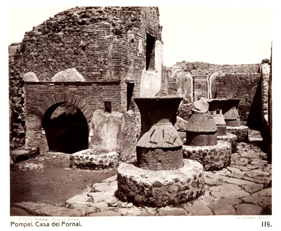 Fotografi Casa dei Fornai, Pompeji - Hallwylska museet - 107900