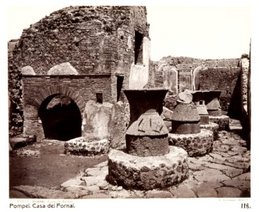 Fotografi Casa dei Fornai, Pompeji - Hallwylska museet - 107900