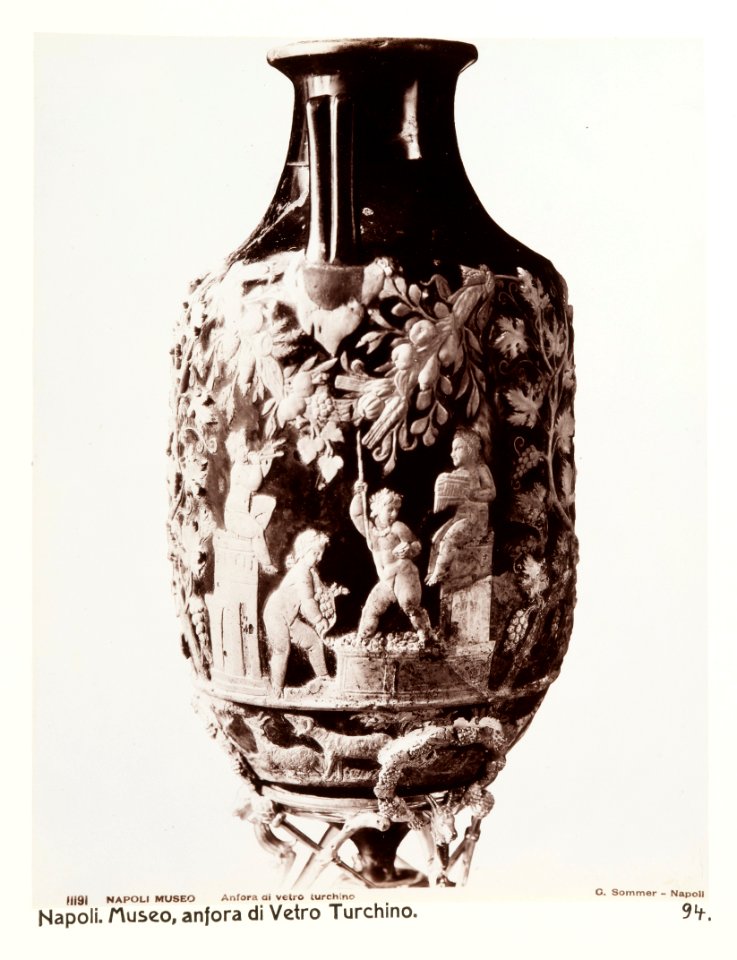 Fotografi av Urna. Neapel, Italien - Hallwylska museet - 106853