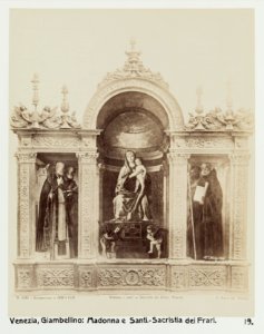 Fotografi av Venezia. Giambellino, Madonna e Santi, Sacristia dei Frari - Hallwylska museet - 104926