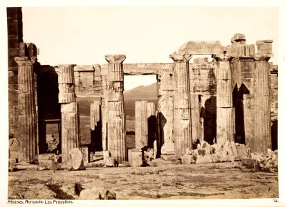 Fotografi från Akropolis i Aten, Grekland - Hallwylska museet - 104634