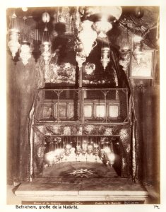 Fotografi från Födelsekyrkan i Bethlehem - Hallwylska museet - 104418