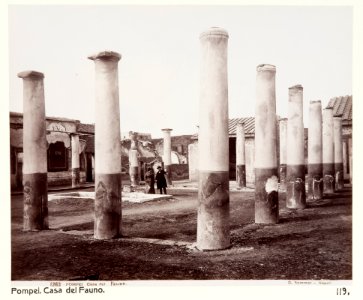 Fotografi Casa del Fauno, Pompeji - Hallwylska museet - 107901