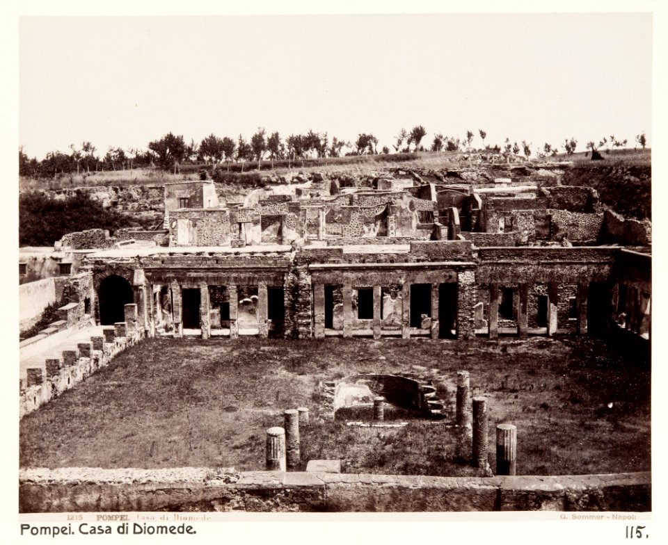 Fotografi från Casa di Diomede, Pompei - Hallwylska museet - 107897