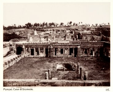 Fotografi från Casa di Diomede, Pompei - Hallwylska museet - 107897
