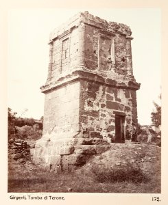 Fotografi från Agrigento på Therons grav - Hallwylska museet - 104080
