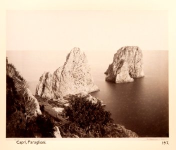 Fotografi från Capri - Hallwylska museet - 104105