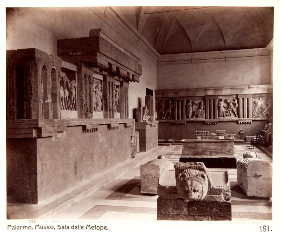 Fotografi från Arkeologiska museet i Palermo, Italien - Hallwylska museet - 106711