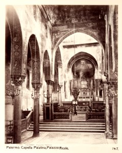 Fotografi från Cappella Palatina, 1888 cirka - Hallwylska museet - 104055