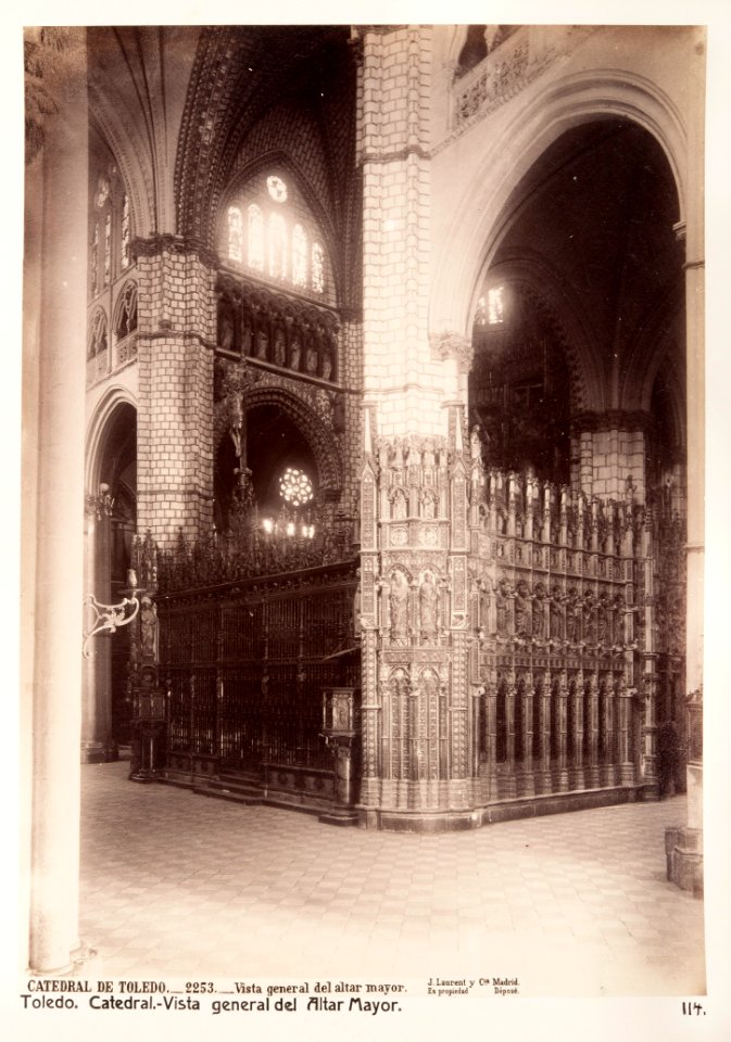 Fotografi från katedral i Toledo - Hallwylska museet - 107277