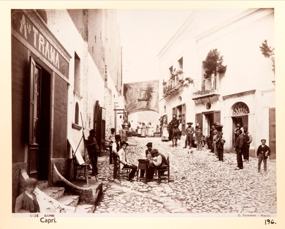 Fotografi från Capri - Hallwylska museet - 104104