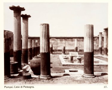 Fotografi från Casa di Meleagro. Pompeji - Hallwylska museet - 107899