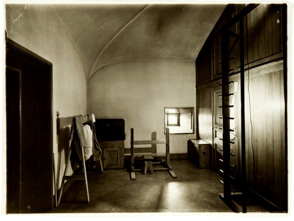 Fotografi från Hamngatan 4 (1910-1920). Gymnastikrummet - Hallwylska museet - 106677