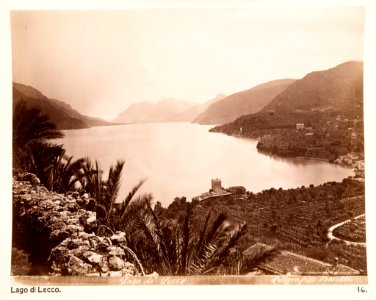 Fotografi från Lago di Lecco, Italien - Hallwylska museet - 107336 photo