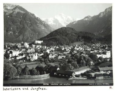 Fotografi från Interlaken - Hallwylska museet - 104449