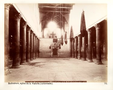 Fotografi från Födelsekyrkan i Betlehem - Hallwylska museet - 104416