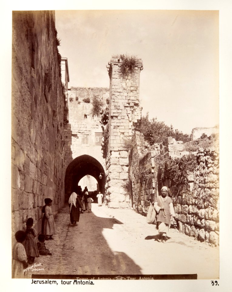 Fotografi från Jerusalem - Hallwylska museet - 104383