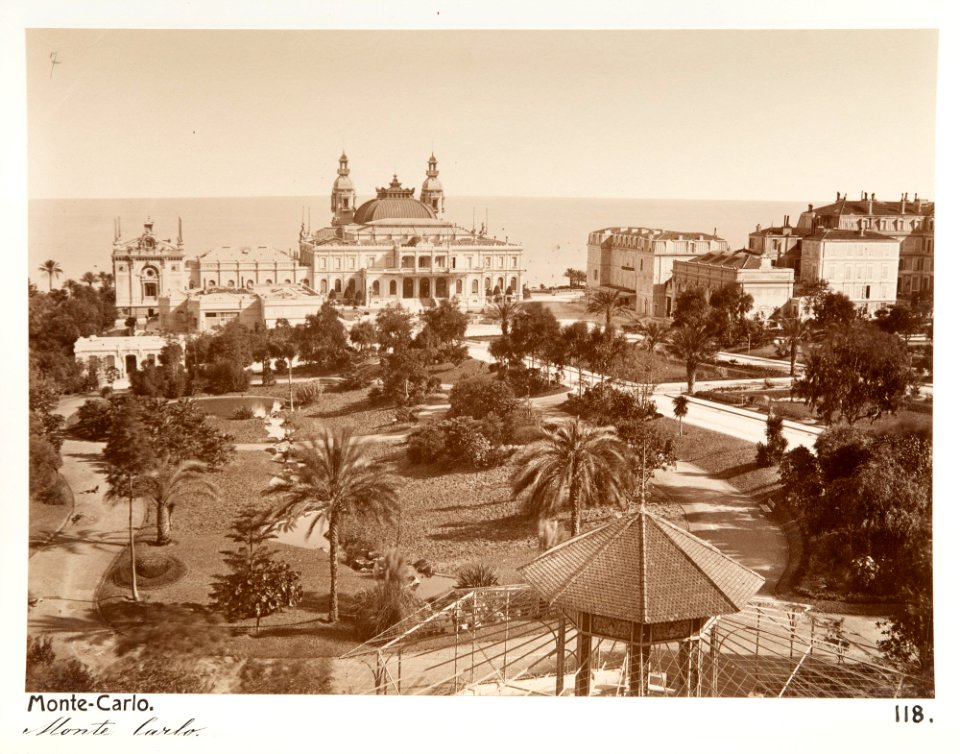 Fotografi från Monte-Carlo, 1883 - Hallwylska museet - 107210